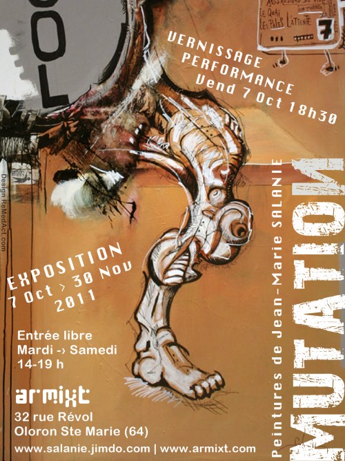 Exposition MUTATION | Jean-Marie Salanié | Flyer