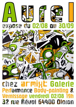 "De l'art en petits morceaux" | Aurel Street artist, Oloron (64)