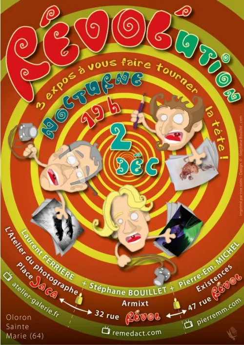 Flyer de l'exposition Révol'ution 1